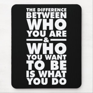 Motivational Words Mouse Mat