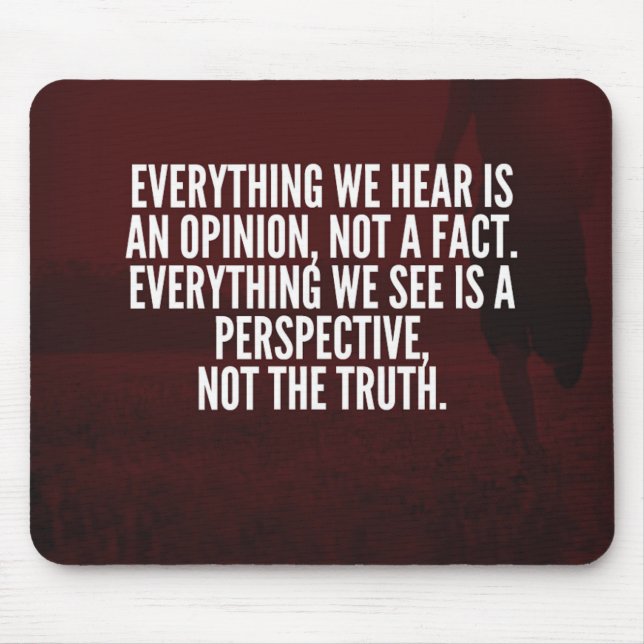 Motivational Words Mouse Mat (Front)