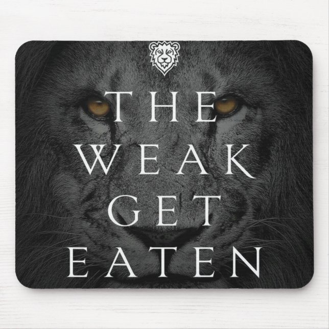 Motivational Words Mouse Mat (Front)