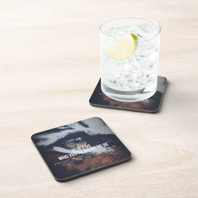 Motivational Words - Perceive and Visualise Coaster (Right Side)