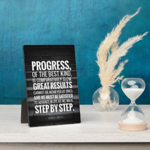 Motivational Words - Progress Plaque