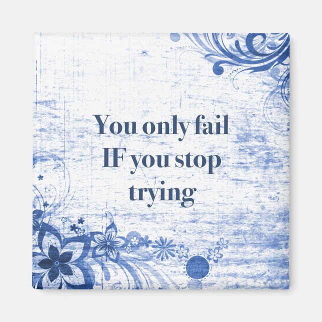 Motivational Words Quote | Inspiration for Success Magnet (Front)