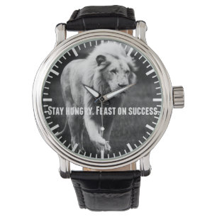 Motivational Words - Stay Hungry, Fest on Success Watch