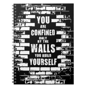 Motivational Words - Walls - Workout Motivational Notebook