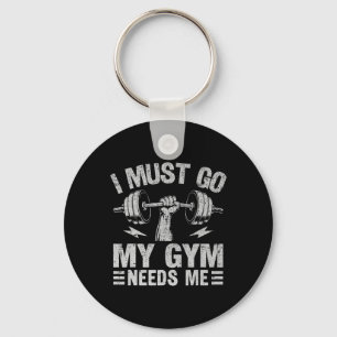 Motivational Workout Fitness Bodybuilding Training Key Ring