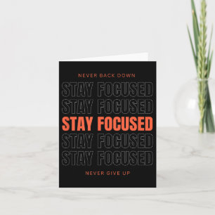 Motivational Workout Gift Womens Mens Motivation  Card