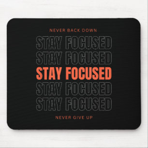 Motivational Workout Gift Womens Mens Motivation Mouse Mat