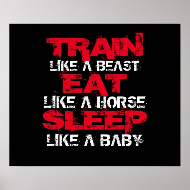 Motivational Workout Poster (Front)