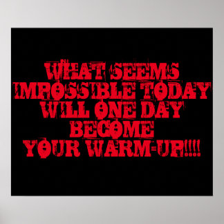 Motivational Workout Poster