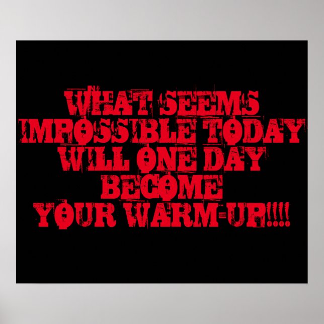 Motivational Workout Poster (Front)