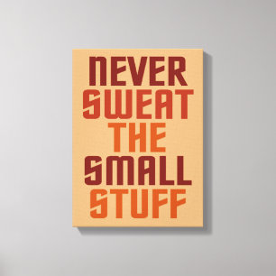 Motivational wrapped canvas print