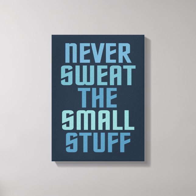 Motivational wrapped canvas print (Front)