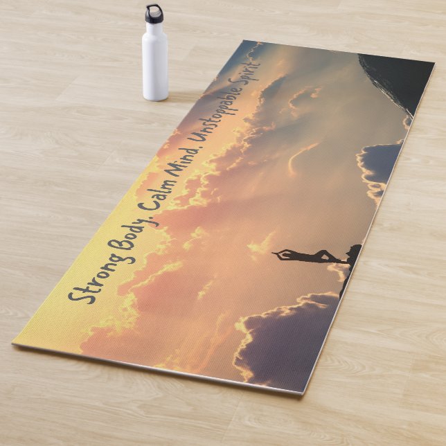 Motivational Yoga Mat Strong Body, Calm Mind (In Situ)