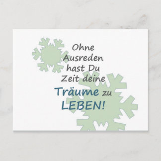 Motivationskarte mit tollen Spruch Postcard