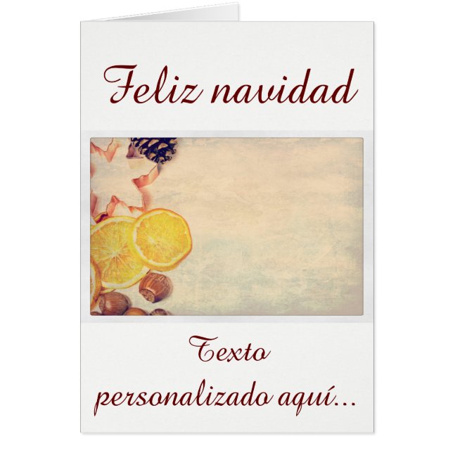 Motive for Christmas with fruits… (Front)