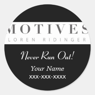 Motives Cosmetics Product Reorder Sticker
