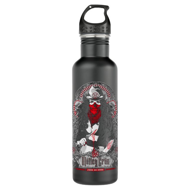 Mötley Crüe 2The Stadium Tour Nashville Event 710 Ml Water Bottle (Front)