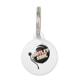 Mötley Crüe  Vinyl Vintage Aesthetic  Pet Tag