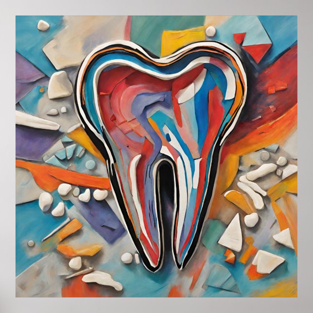 Motley Dental Art Poster (Front)