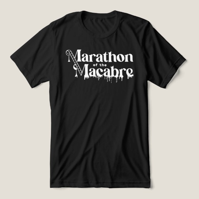 MOTM24 Logo Unisex Shirt - White on Black (Design Front)