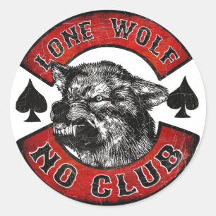 Moto addict classic round sticker