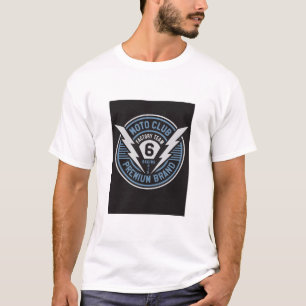 Moto Club Blue Factory Racing Badge Tee