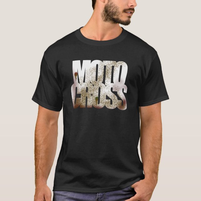 Moto Cross Dirt Look T-Shirt (Front)