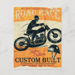 MOTO FANS POSTCARD