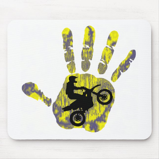 Moto Fresh Paint Mouse Mat (Front)