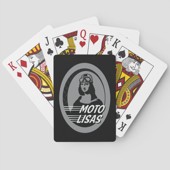 Moto Lisas Playing Cards (Back)