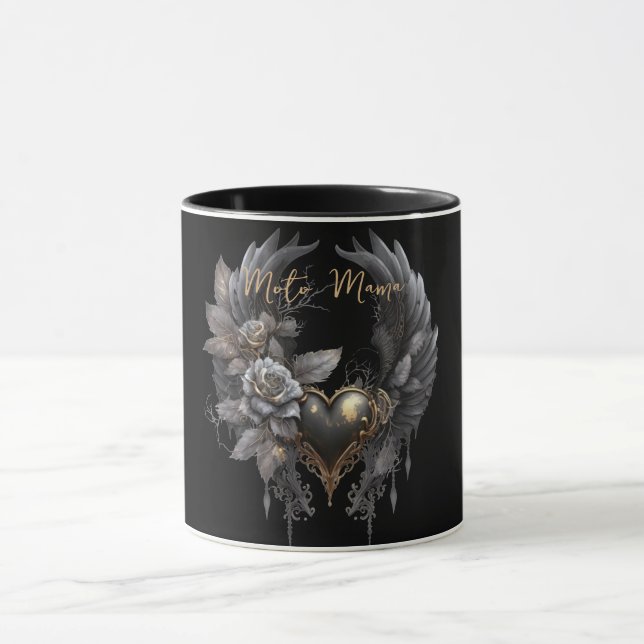 Moto Mama Motorcycle Mug (Center)