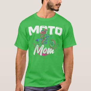 Moto Mom Etreme Sports Dirt Bike Rider Race Biker T-Shirt