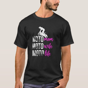 Moto Mom Moto Life Motocross Mom Motocross Rider M T-Shirt