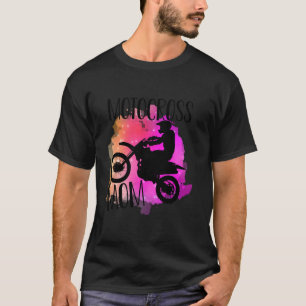 Moto motocross dirt bike atv mx racing mum mother T-Shirt