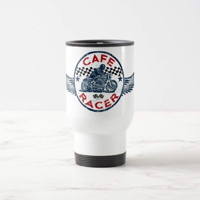 Moto racer travel mug (Center)