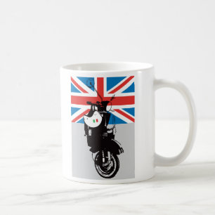 Moto   Retro Vespa Coffee Mug