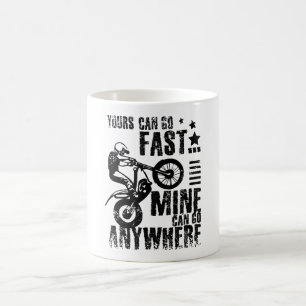Moto trial bike fast coffee mug