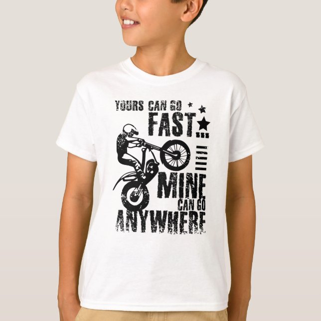 Moto trial bike fast T-Shirt (Front)