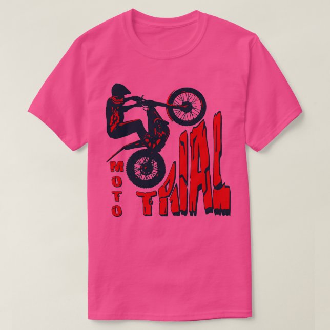 Moto Trial Trial Bike Motorcycle  T-Shirt (Design Front)