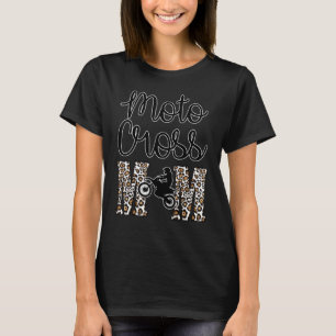 Moto X Motocross Mama Mum Racing Dirtbike Women Ra T-Shirt