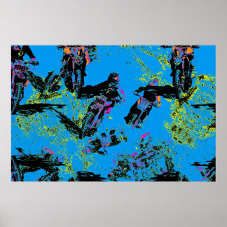 Moto-xing - Motocross Racers Poster