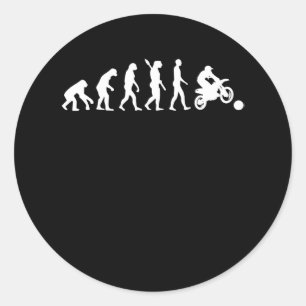 MOTOBALL EVOLUTION MOTOBALL Gift MOTO-BALL Moto Classic Round Sticker