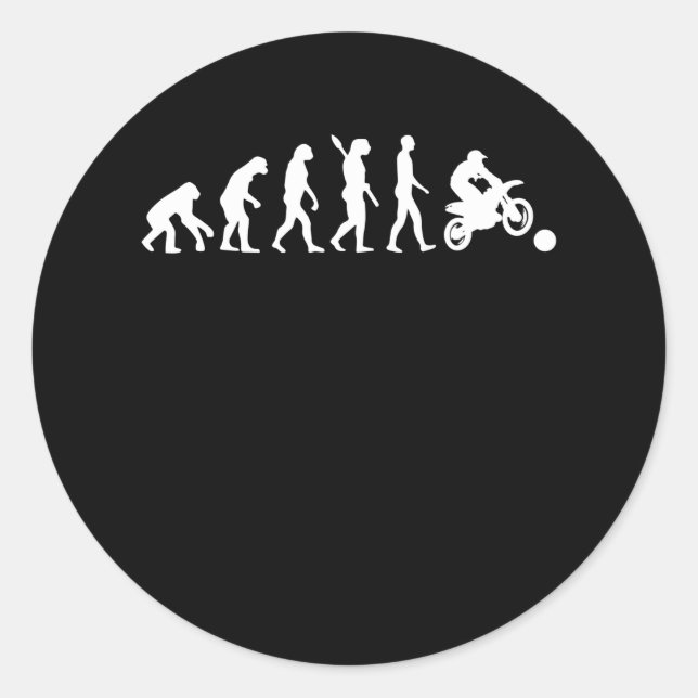 MOTOBALL EVOLUTION MOTOBALL Gift MOTO-BALL Moto Classic Round Sticker (Front)