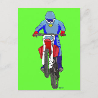 Motocross 100 postcard
