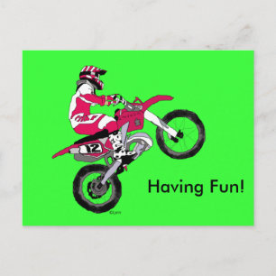 Motocross 300 postcard