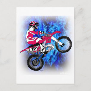 Motocross 306 postcard