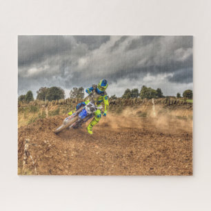 Motocross action bike jigsaw puzzle
