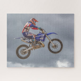 Motocross action bike jigsaw puzzle