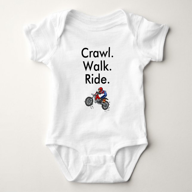 Motocross Baby Bodysuit (Front)