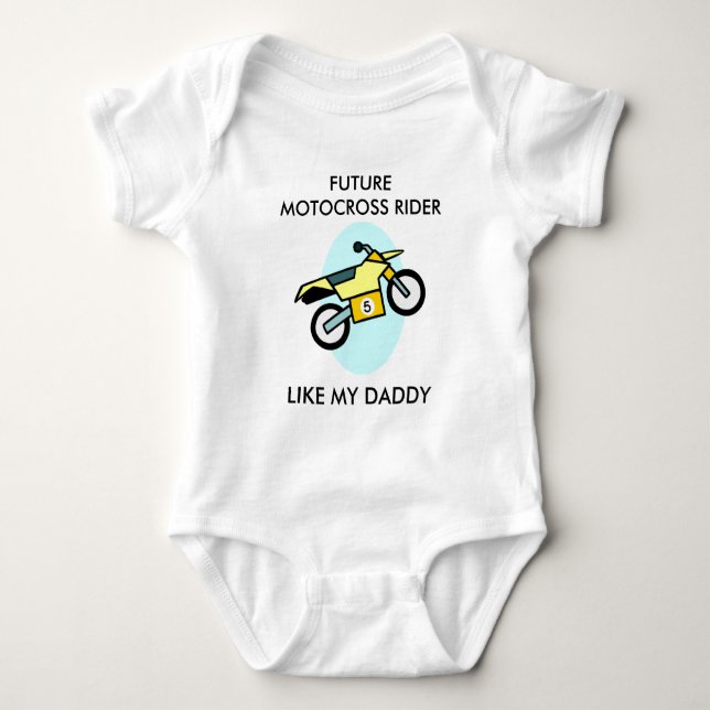 Motocross Baby Bodysuit (Front)